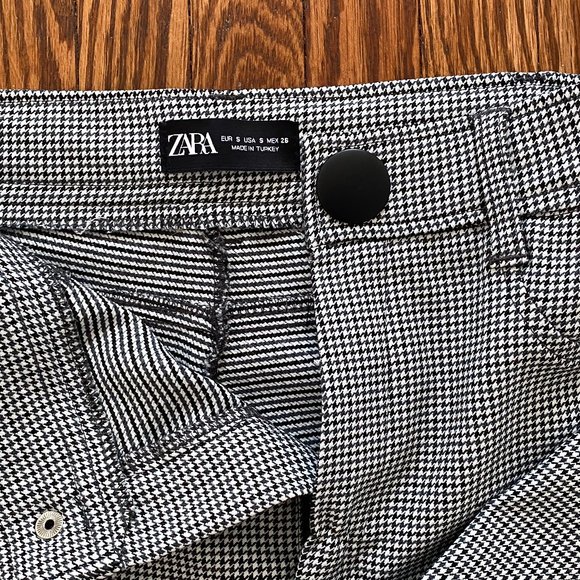 Zara Plaid Legging Pants - Picture 3 of 5
